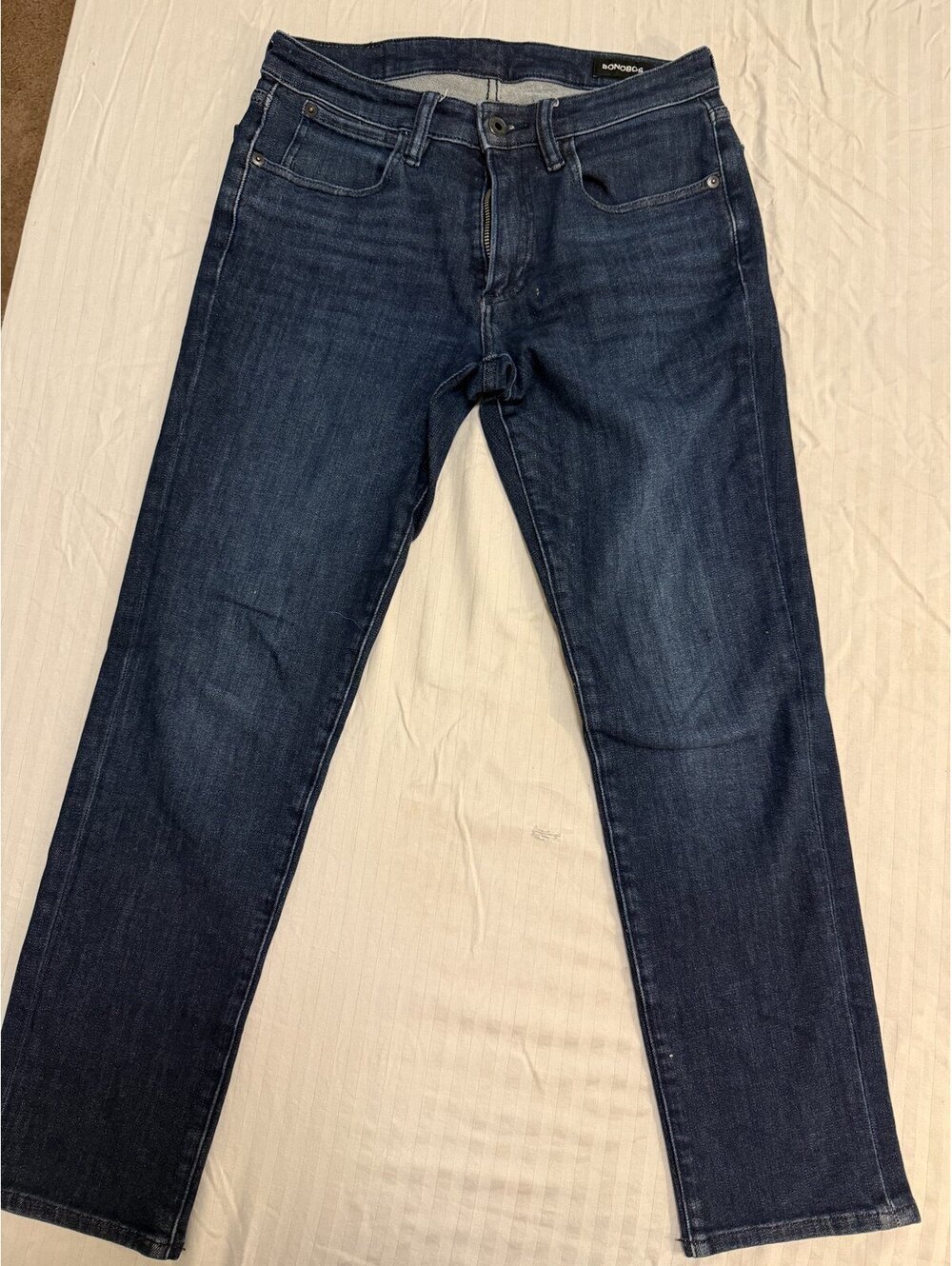 Bonobos Jeans Men's 29x30 Dark Indigo Wash Slim Fit Denim 5-Pocket
